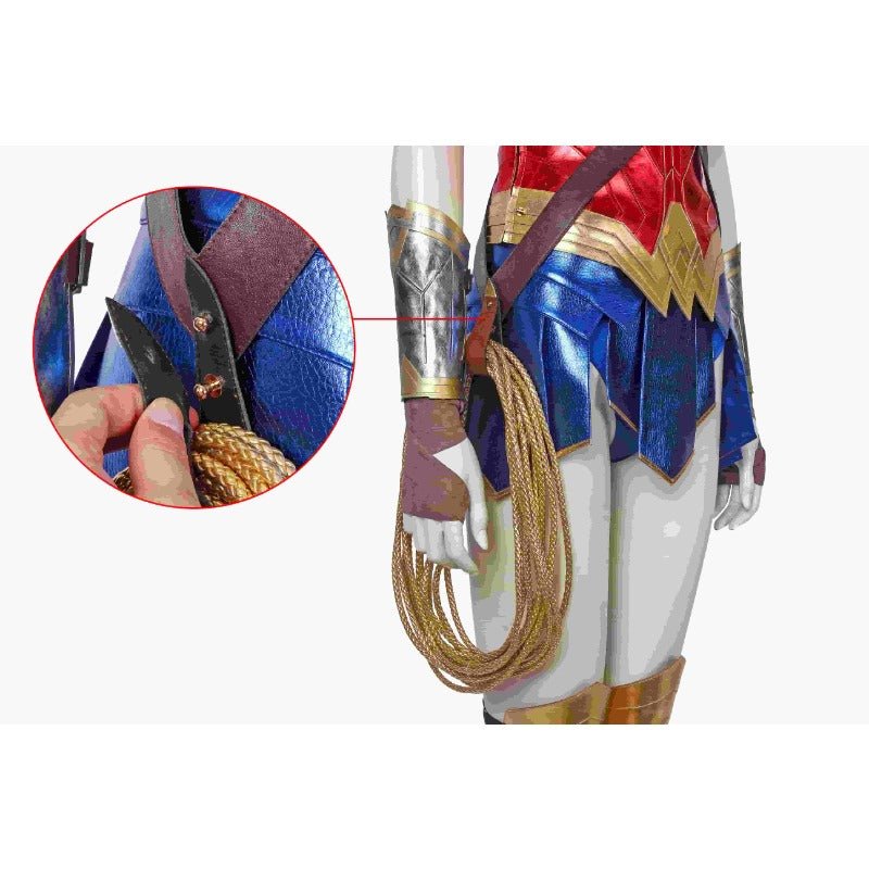 Traje de Cosplay Mulher Maravilha Diana Prince para Mulheres Fantasia de Halloween - Estrela Cosplay