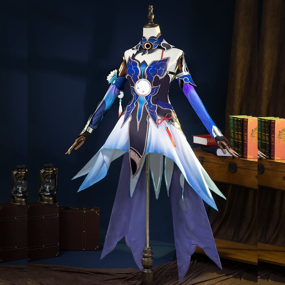 Fantasia de Cosplay Jingliu de Honkai: Star Rail - Réplica Premium para Fãs e Cosplayers - Estrela Cosplay