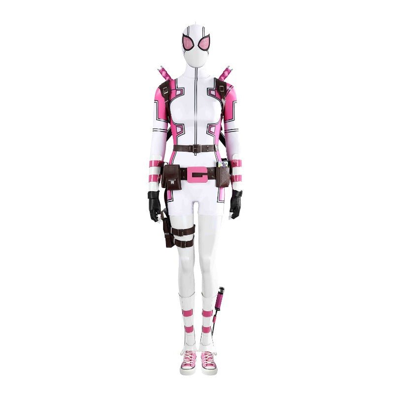 Fantasia Gwenpool Cosplay Comic Gwen Poole Halloween para Mulheres - Estrela Cosplay