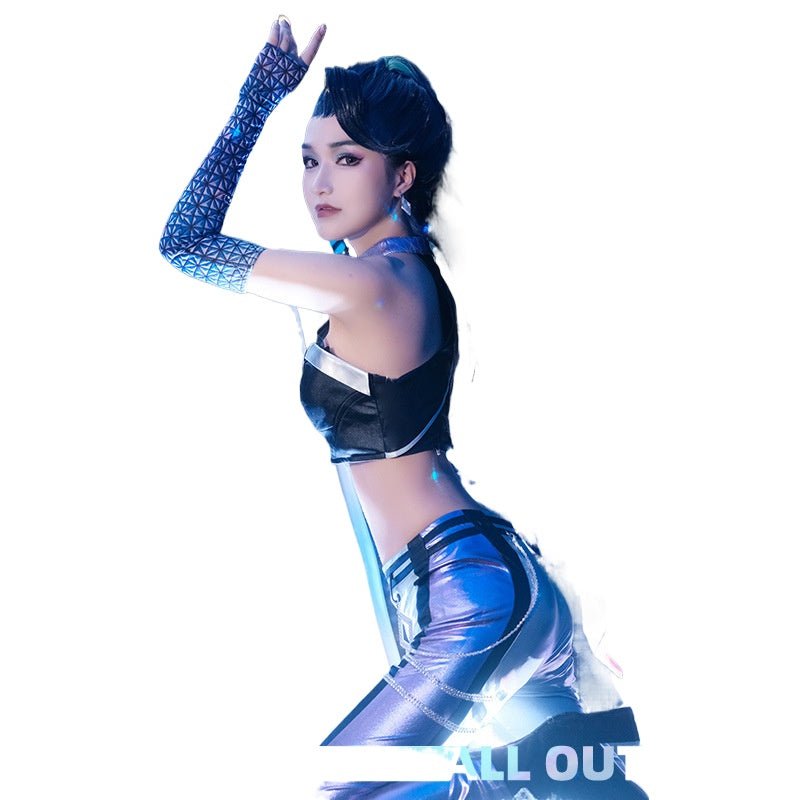Fantasia de Cosplay LOL KDA 2020 Kaisa para Mulheres - Traje para Festas de Halloween - Estrela Cosplay