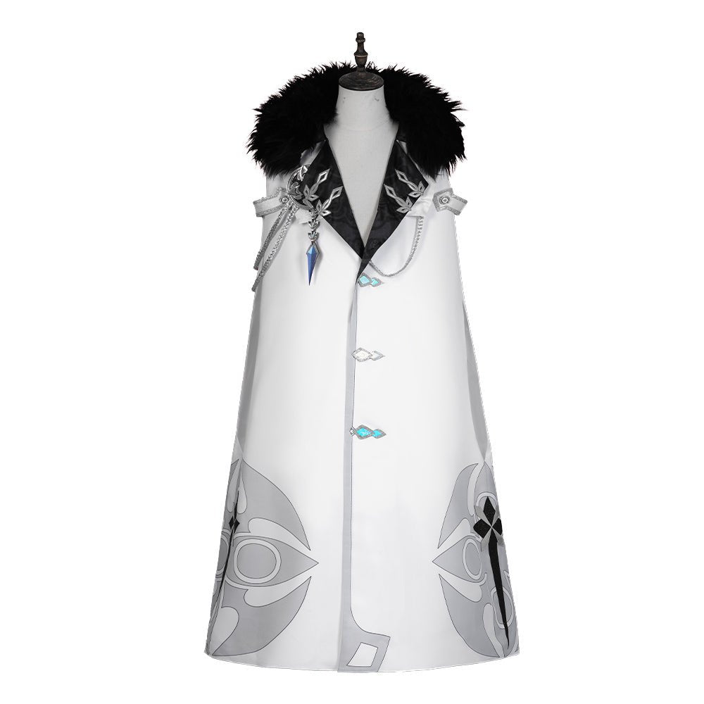 Fantasia Genshin Impact Capa Fatui Pierr Pantalone Tartaglia Traje Arlequim Doutor Sandrone Columbina Capa Regretor - Estrela Cosplay