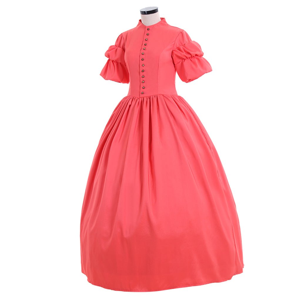 Vestido Vitoriano Dama da Guerra Civil | Traje de Reencenação Charles Dickens para Casamento, Noiva e Festa de Chá - Estrela Cosplay