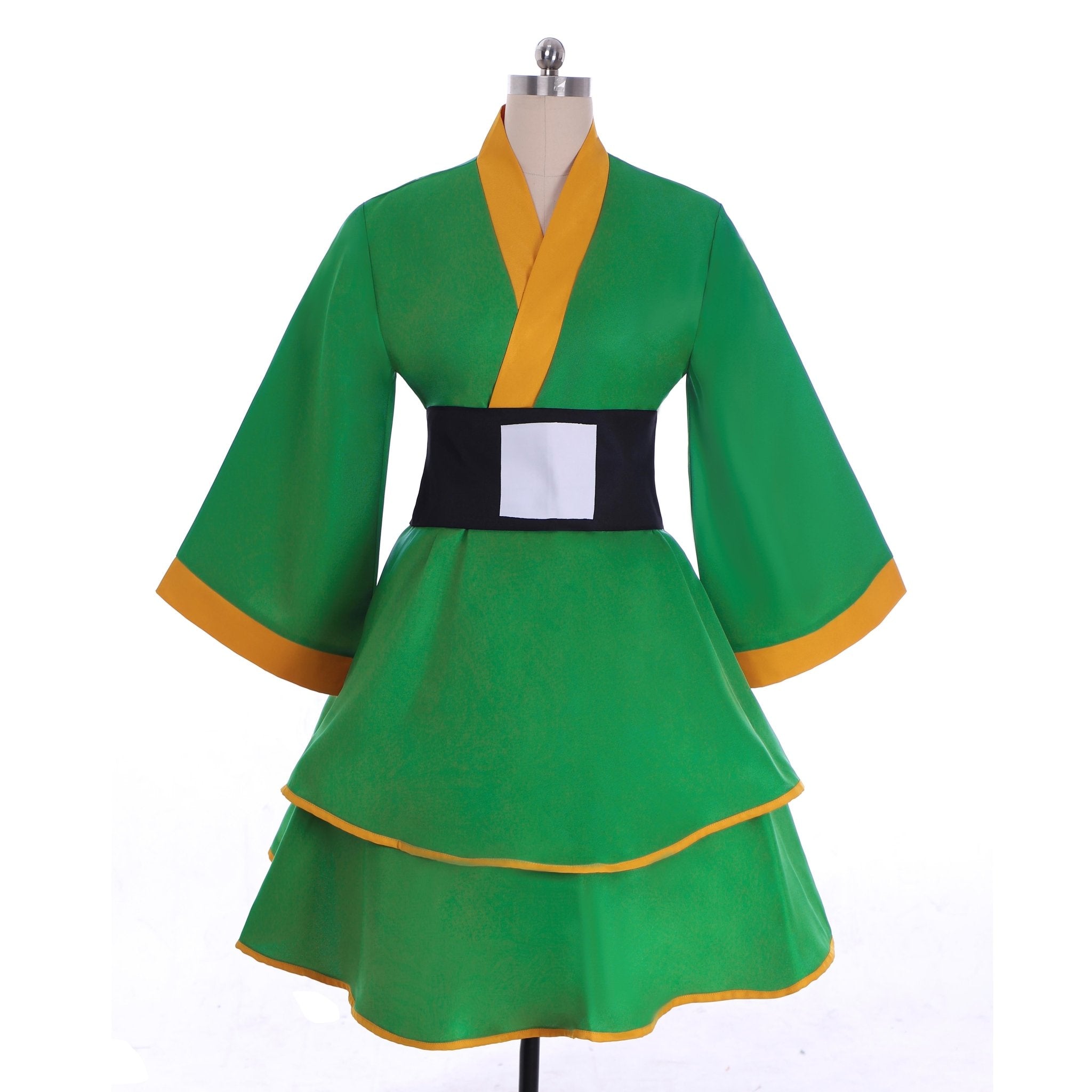 Traje Cosplay Gon Freecss de Hunter X Hunter - Quimono Verde Lolita para Mulheres - Estrela Cosplay