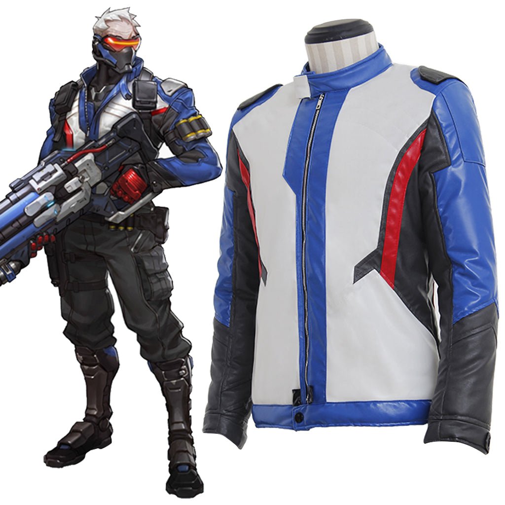 Jaqueta de Cosplay OW Soldier 76 – Traje de Alta Qualidade para Fãs de Overwatch - Estrela Cosplay