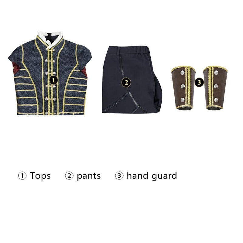 Fantasia de Raphael de Baldur's Gate 3 - Conjunto Completo com Botas para Halloween - Estrela Cosplay