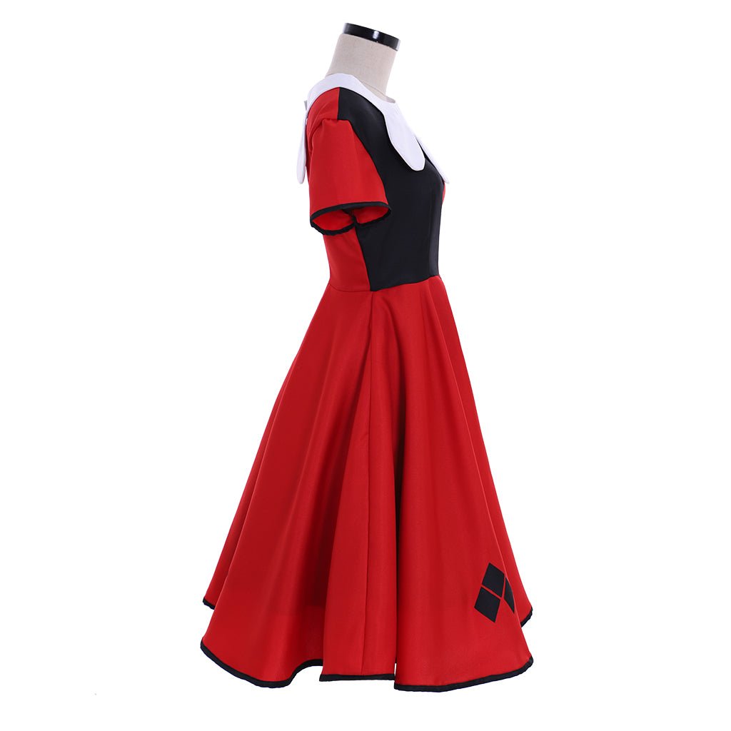 Fantasia de Palhaça Quinzel para Menina – Traje Divertido para Halloween, Carnaval e Cosplay - Estrela Cosplay