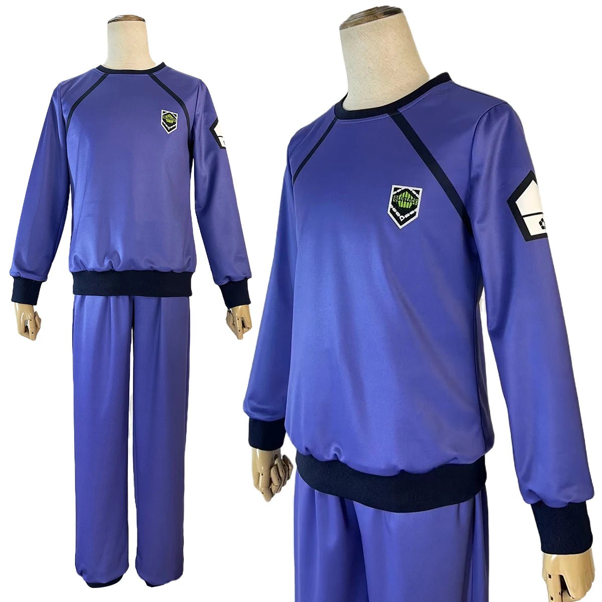 Pijama Cosplay Blue Lock Reo Nagi Bachira Isagi Chigiri Logo Bordado no Peito - Estrela Cosplay