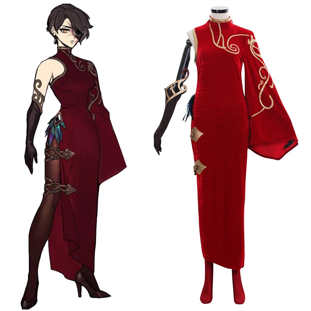 Fantasia de Cinder Fall de RWBY - Traje Premium Inspirado em Anime - Estrela Cosplay