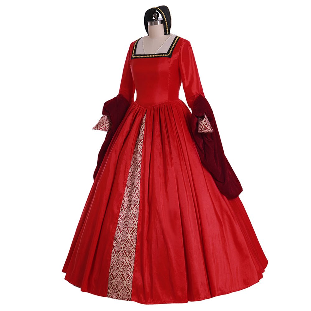 Vestido de Mary Tudor Rainha da Inglaterra | Vestido de Rainha Elizabeth Tudor - Estrela Cosplay