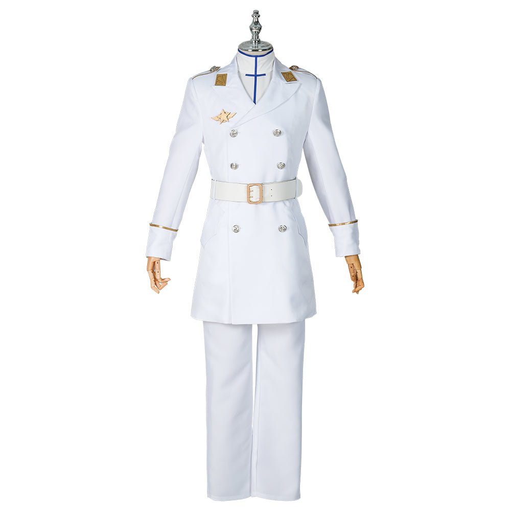 Fantasia de Cosplay Quincy Ishida Uryuu Ginreigojiaku para Homens - Uniforme de Festa de Halloween para Fãs de Bleach - Estrela Cosplay