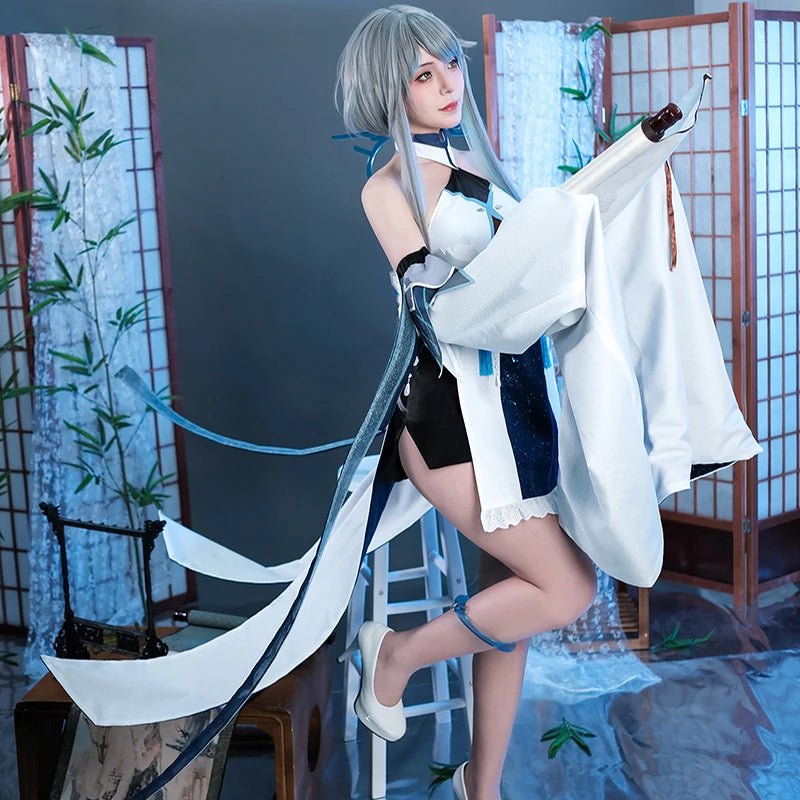 Fantasia Cosplay Guizhong de Genshin Impact - Vestido para Mulheres, Deuses de Liyue, Traje para Role Play de Halloween - Estrela Cosplay