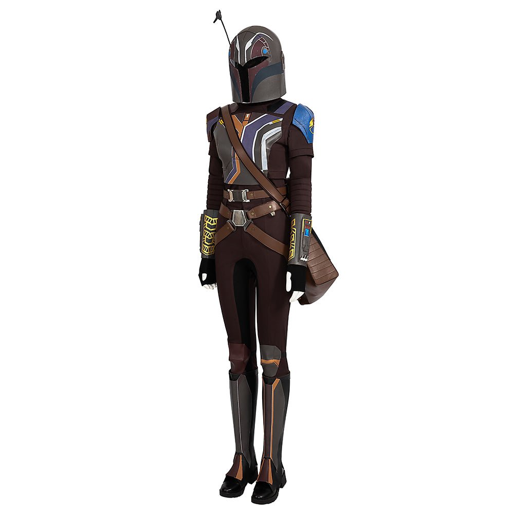 Fantasia Cosplay Star Wars Ahsoka-Sabine Wren - Réplica Premium do Filme - Estrela Cosplay