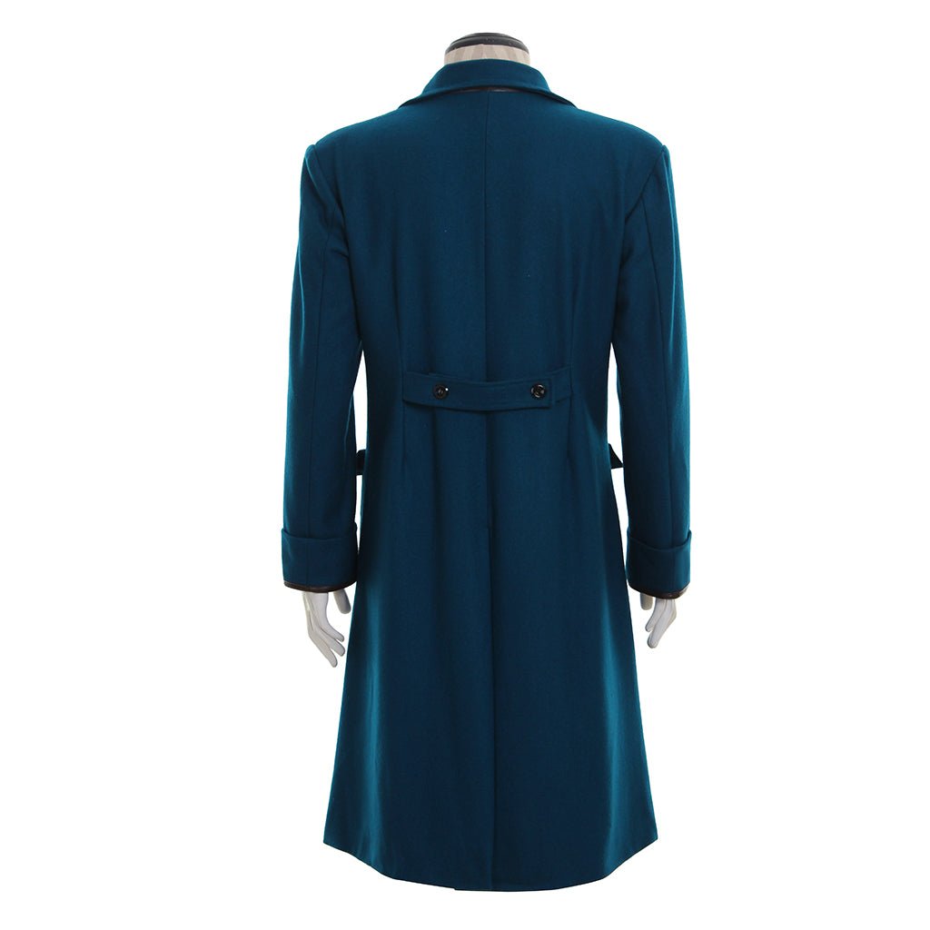 Fantásticos Animais Casaco Azul Newt Scamander – Traje de Cosplay Vintage do Mundo Bruxo - Estrela Cosplay