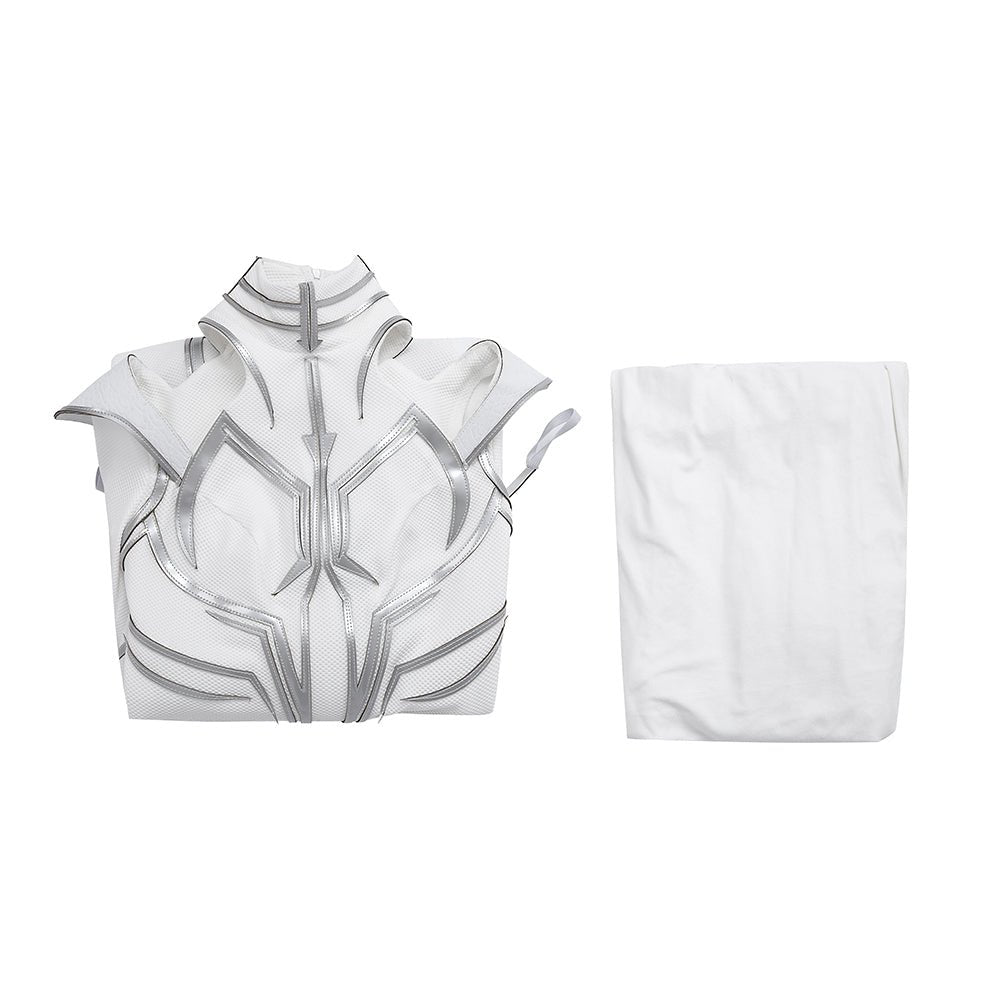 Traje de Cosplay de Hela - Fato Branco do Universo Alternativo Marvel - Estrela Cosplay