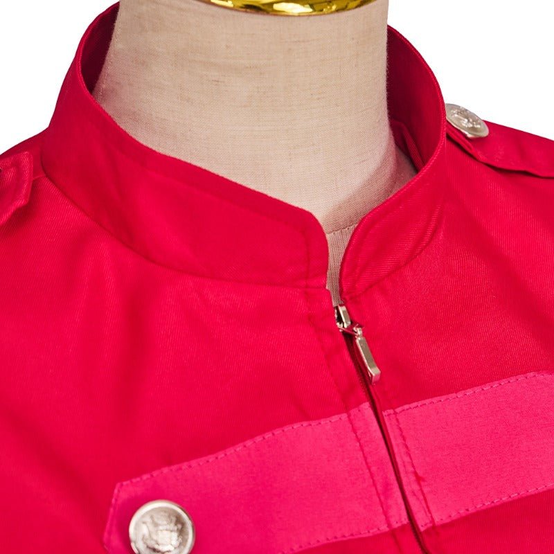 Blazer Vitoriano Steampunk para Mulheres - Casaco Militar com Zip para Cosplay - Estrela Cosplay