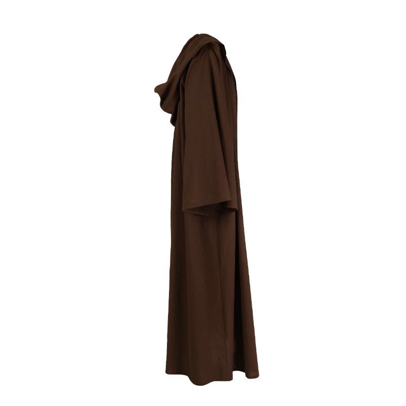 Traje de Cosplay de Obi-Wan Kenobi - Roupa de Jedi Conjunto Completo para Halloween e Festas - Estrela Cosplay