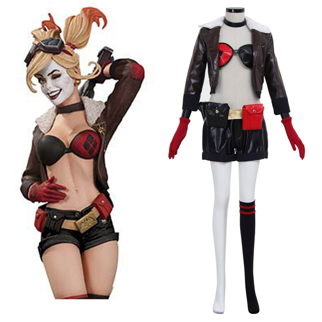 Fantasia de Harley Quinn Cosplay – Divertida, Feroz e Icônica Roupa de Supervilã Feminina - Estrela Cosplay