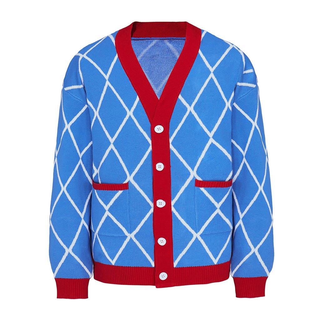Fantasia de Cosplay Guido Mista Cardigan | Conjunto de Casaco e Jaqueta de Aventura para Adultos | Traje de Halloween - Estrela Cosplay