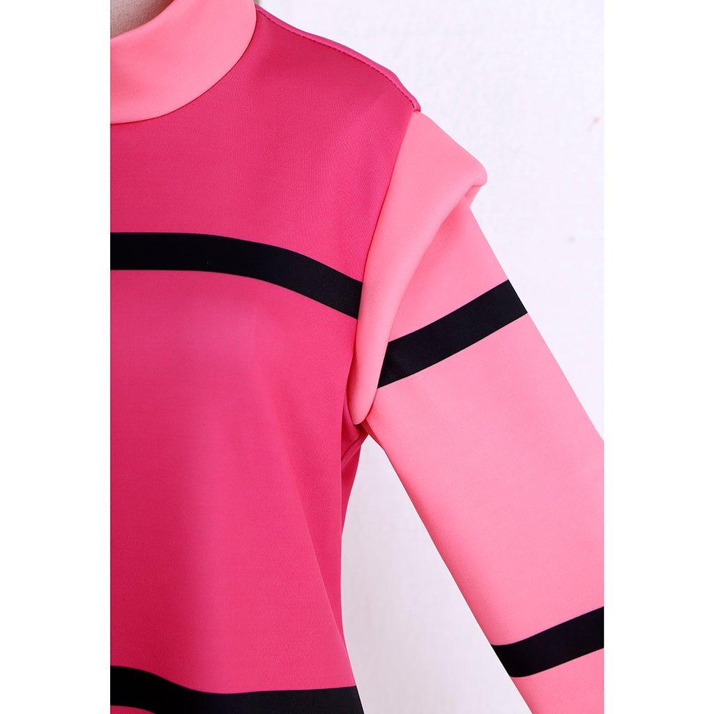 Casaco de Capuz Rosa para Mulheres Cosplay ZIM | Halloween Filme & Série TV | Jaqueta Cosplay Invader ZIM - Estrela Cosplay