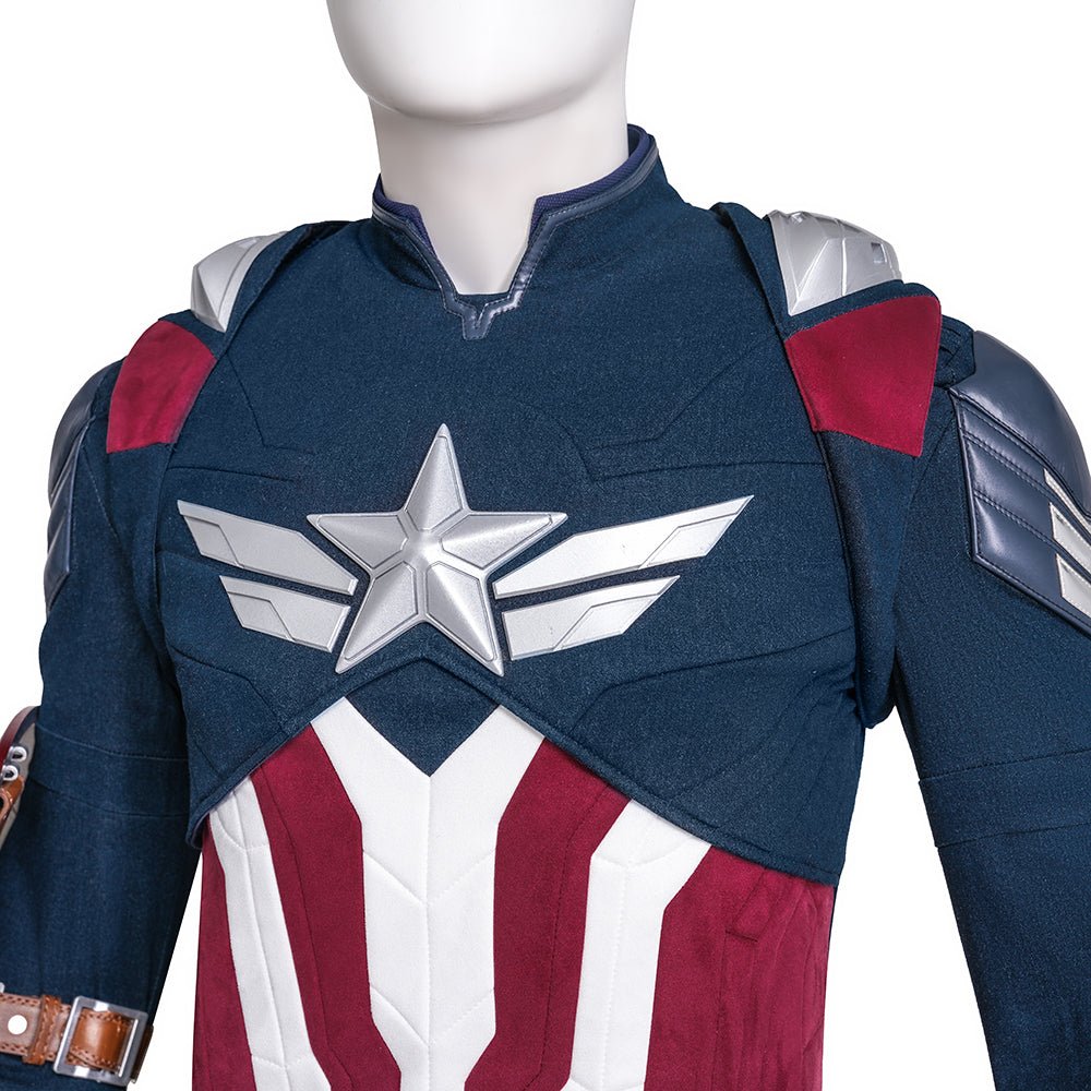 Traje Cosplay Captain America 4 - Falcon Edição Captain America - Estrela Cosplay