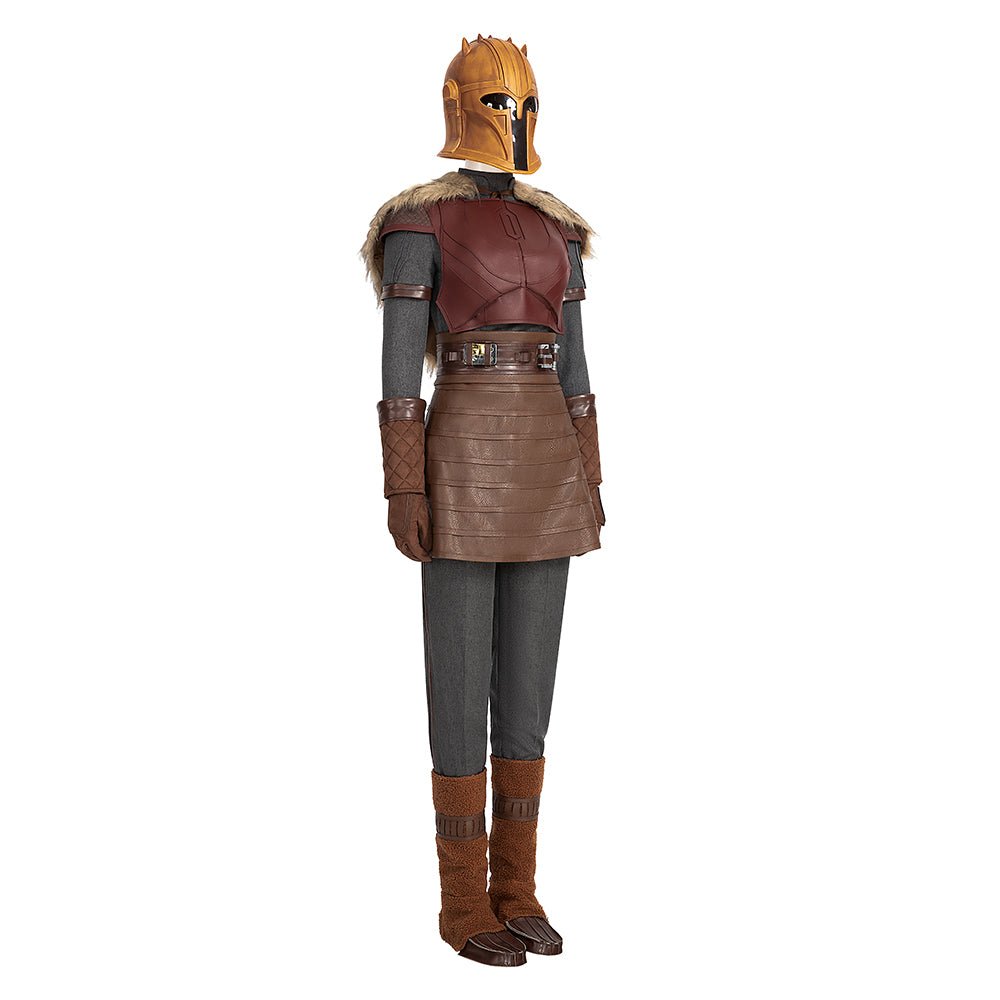 Conjunto de Fantasia The Mandalorian The Armorer para Halloween e Cosplay - Estrela Cosplay