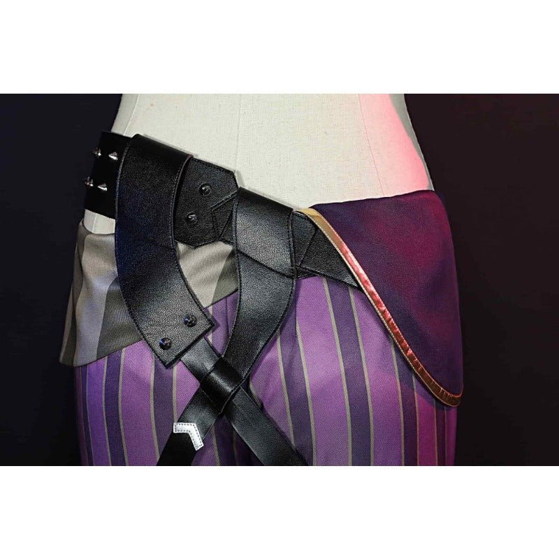 Fantasia Arcane Jinx Cosplay - Crit Loli Loose Cannon com Sapatos e Peruca para Mulheres - Estrela Cosplay