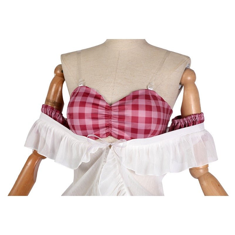 Fantasia de Verão de Eyjafjalla de Arknights Tamanho Padrão - Estrela Cosplay