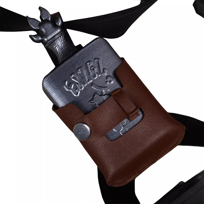 Fantasia Gallagher Honkai Star Rail - Oficial de Segurança Homem para Festa Halloween com Garrafa de Vinho - Estrela Cosplay