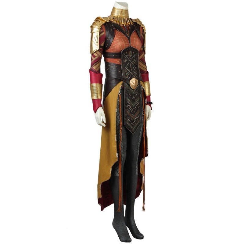 Fantasia de Okoye Cosplay para Mulheres - Outfit de Halloween Wakanda Para Sempre - Estrela Cosplay