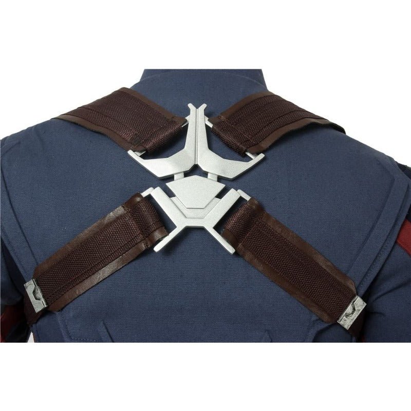 Fantasia de Cosplay Steven Rogers Capitão América - Uniforme de Herói para Halloween - Estrela Cosplay