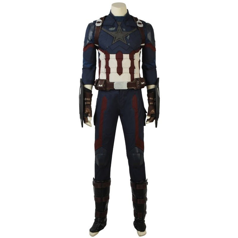 Fantasia Captain America Steve Rogers Guerra Infinita | Estrela do Cosplay - Estrela Cosplay