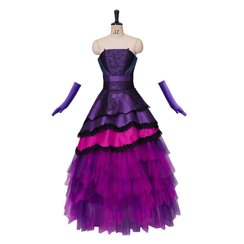 Fantasia Medieval Vitoriana Vintage Lolita Roxo para Festas e Bailes - Estrela Cosplay