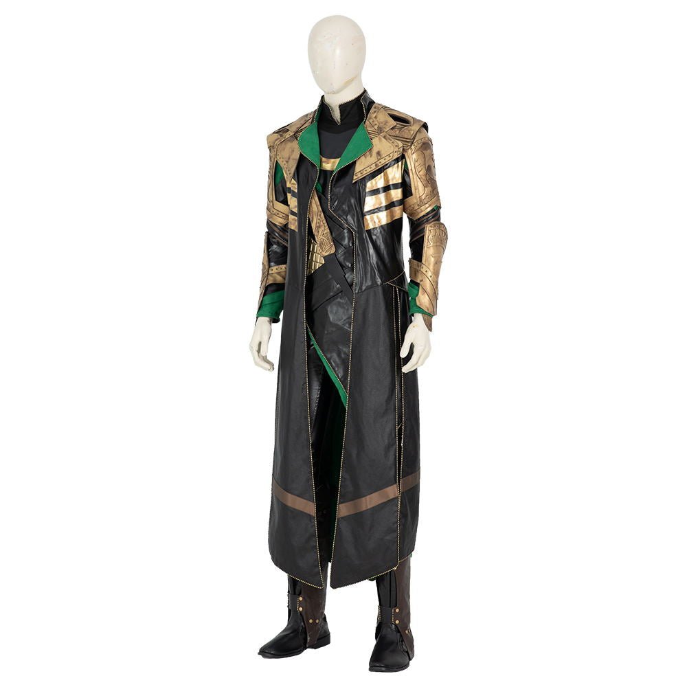 Fantasia de Loki de Alta Qualidade, Traje de Batalha para Halloween, Macacão Danificado, Armadura, Capacete - Estrela Cosplay