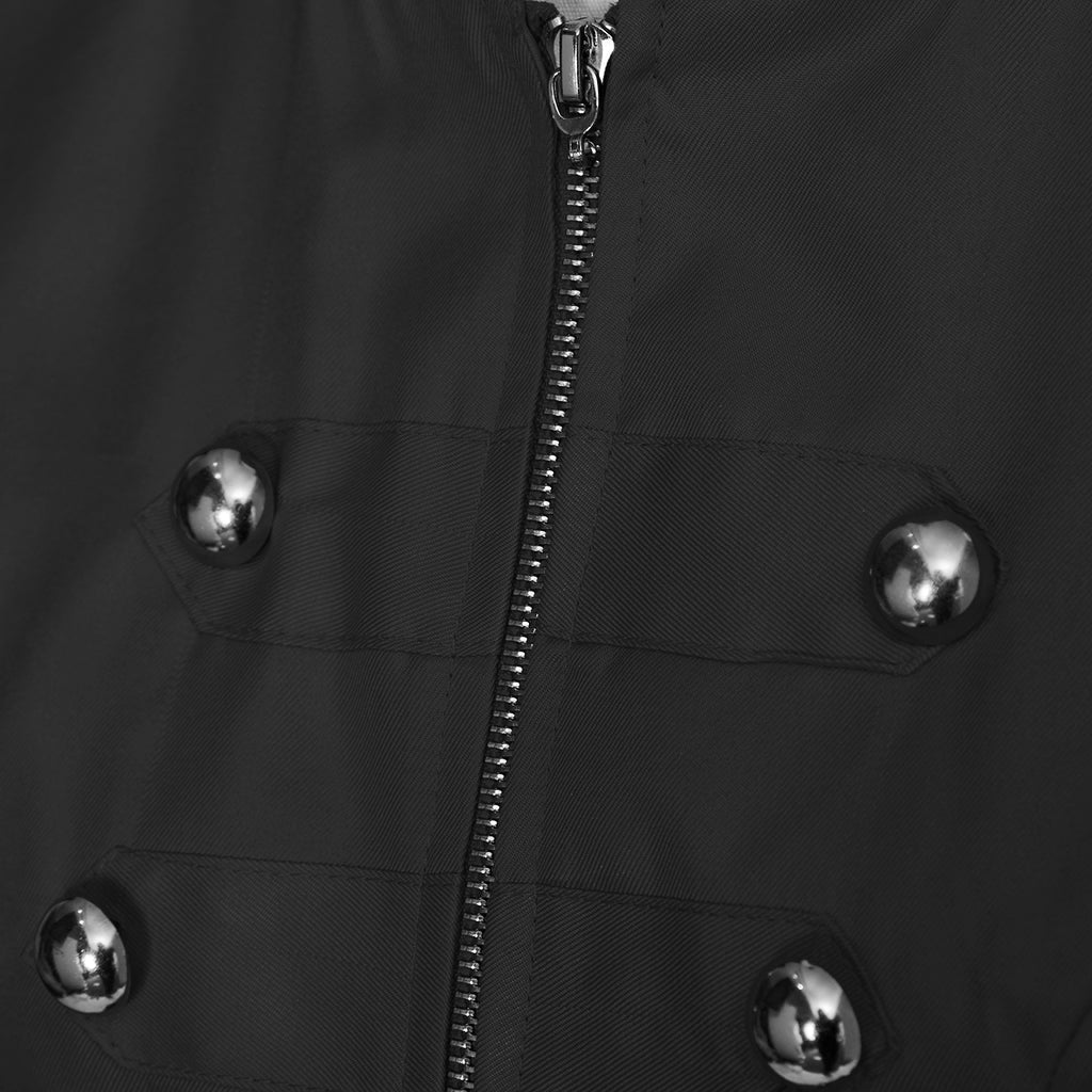 Casaco Preto Edward Cosplay para Mulheres – Estilo Oficial, Alta Qualidade - Estrela Cosplay