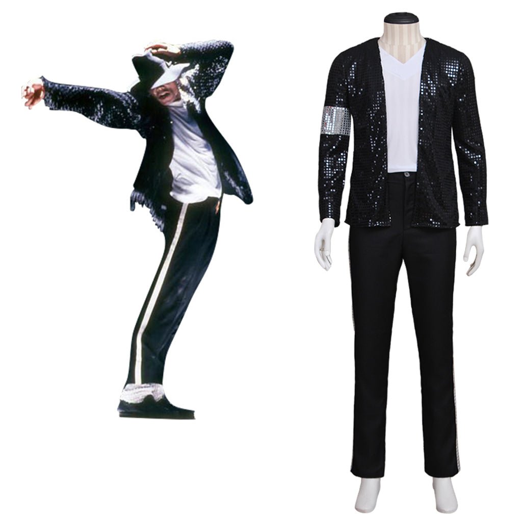 Fantasia de Cosplay da Série Michael Jackson para Halloween, Dança e Eventos de Festa - Estrela Cosplay