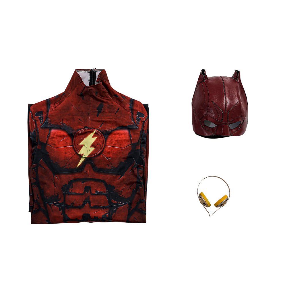 Macaquinho Cosplay The Flash com Capuz - Roupa de Halloween para Homens - Estrela Cosplay