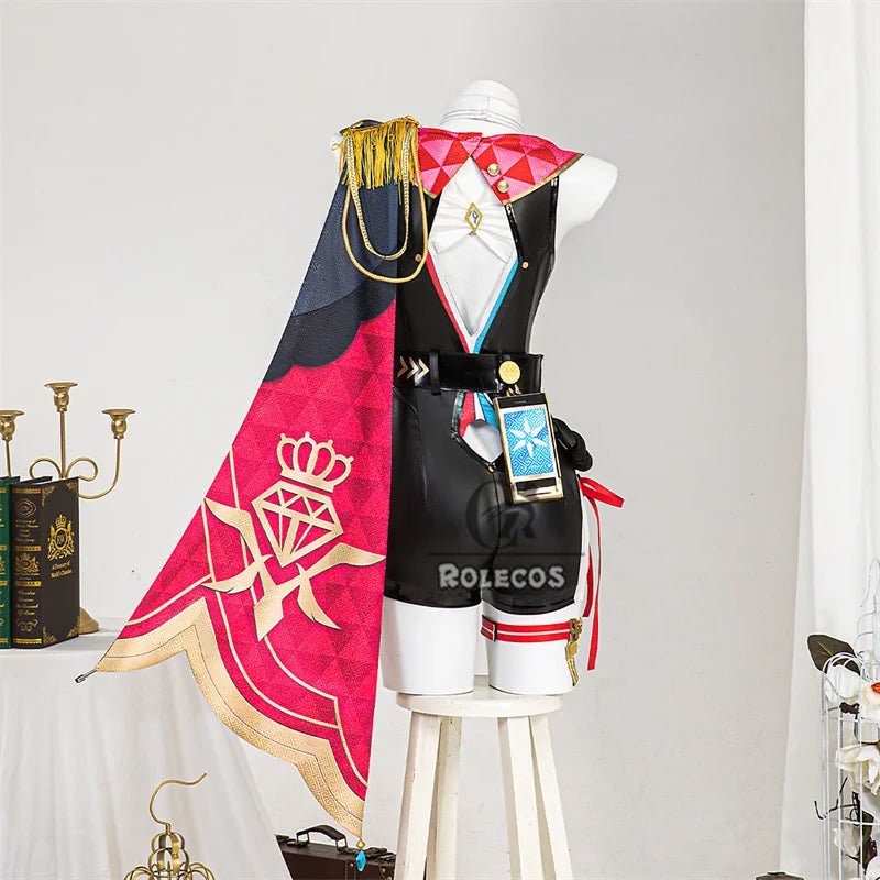 Traje de Cosplay Topaz & Numby de Honkai Star Rail para Mulheres - Macacão Completo com Capa - Estrela Cosplay