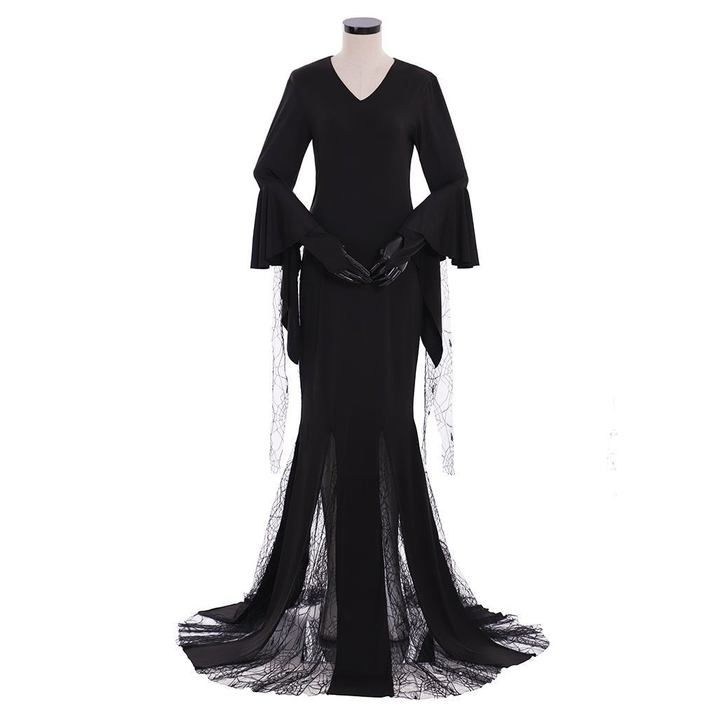 Vestido Gótico Vampiro para Cosplay Feminino - Fantasia Elegante para Halloween - Estrela Cosplay