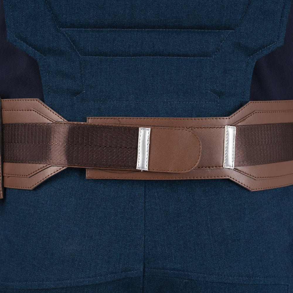 Fantasia de Cosplay do Capitão América - Avengers: Endgame - Réplica Premium do Filme - Estrela Cosplay