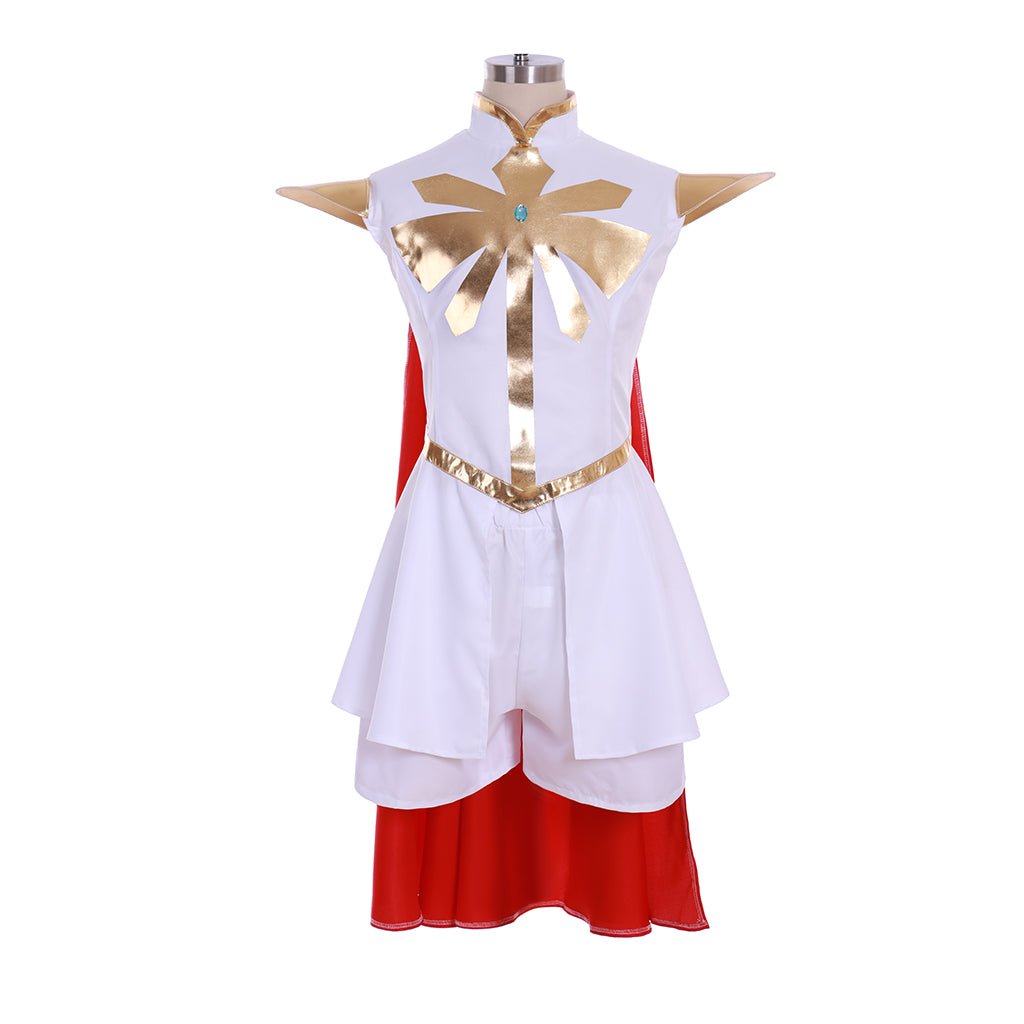 Uniforme Branco de She-Ra e as Princesas do Poder - Fantasia de Cosplay para Mulheres - Estrela Cosplay