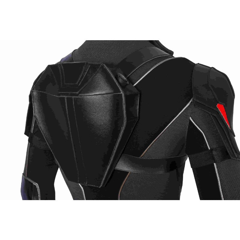 Traje de Cosplay da Viúva Negra Natasha Romanoff Macacão Preto Estampado para Halloween - Estrela Cosplay