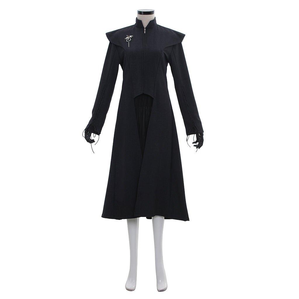 Fantasia de Daenerys Targaryen para Natal | Vestido Medieval e Capa Preta - Estrela Cosplay