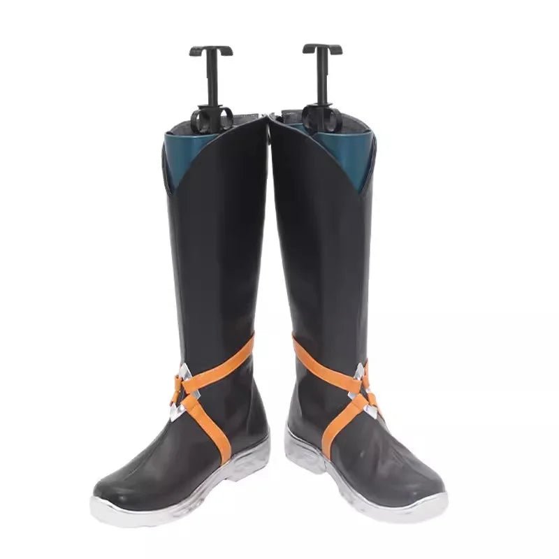 Sapatos de Cosplay Yone Heartsteel do Jogo LOL para Homens, Bota Alta com Zíper para Festa de Halloween - Estrela Cosplay