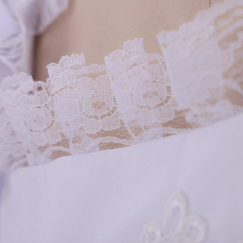 Vestido de Baile Marie Antoinette Cosplay | Século XVIII Branco com Franjas | Traje Rococó - Estrela Cosplay