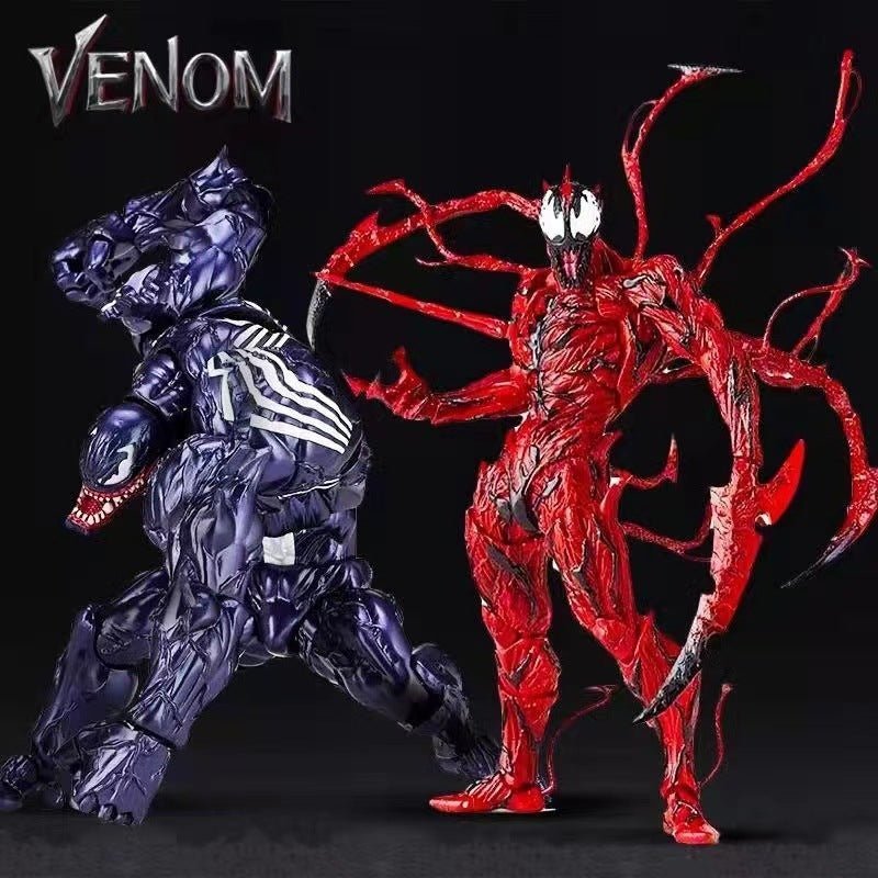 Boneco de Ação Marvel Venom Vermelho Carnificina - Colecionável do Espetacular Homem-Aranha - Estrela Cosplay