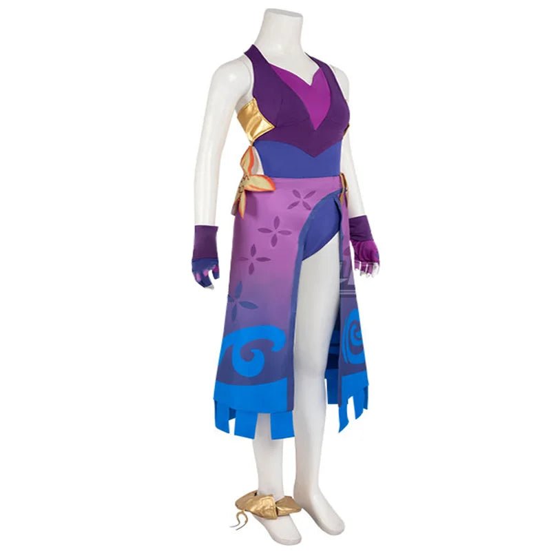 Fantasia LOL Pool Party Syndra Cosplay - Vestido Estiloso para Halloween e Carnaval - Estrela Cosplay