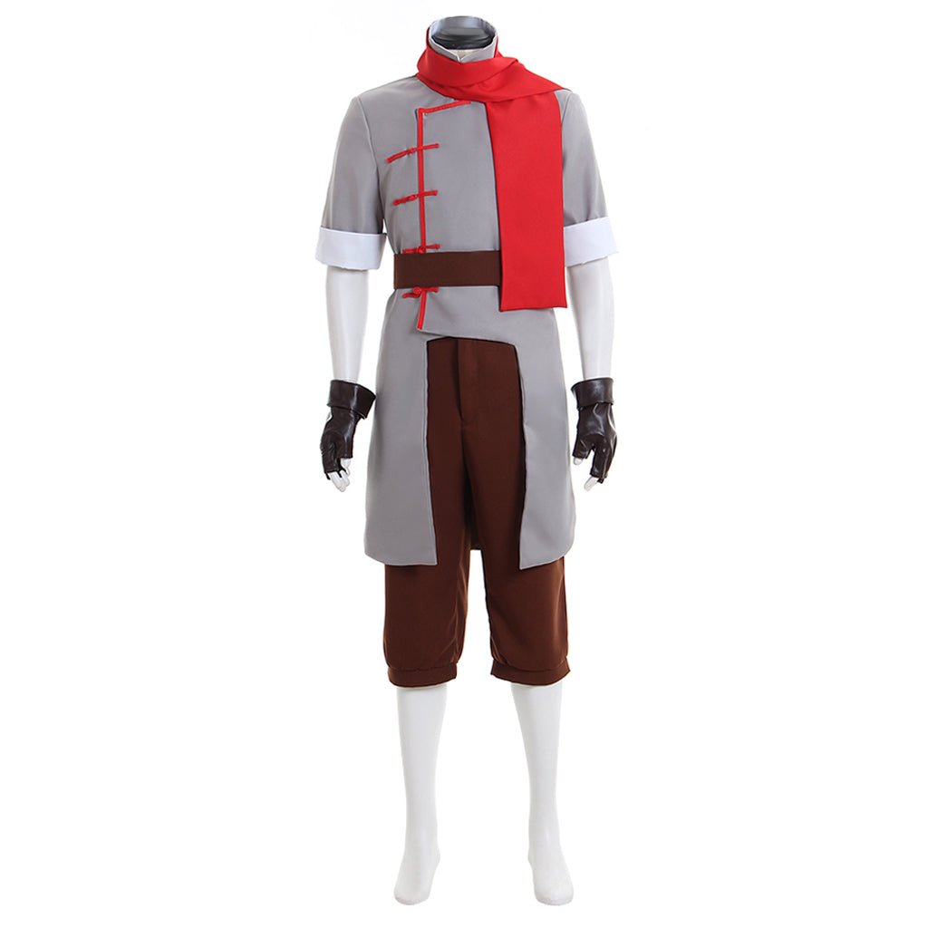 Avatar A Lenda de Korra Traje de Cosplay de Mako Dominador de Fogo | Traje Autêntico de Dominação de Fogo - Estrela Cosplay