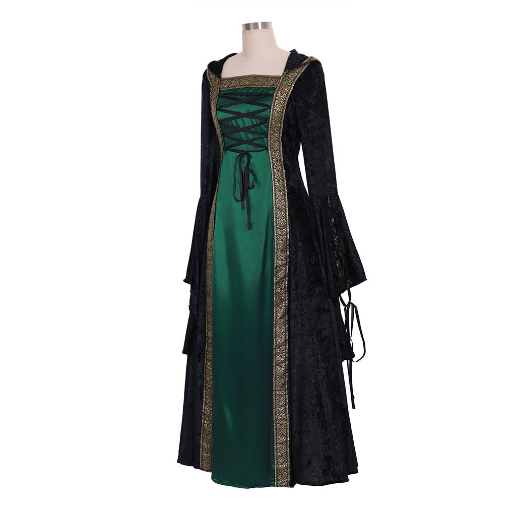 Fantasia Vintage Medieval de Halloween Cosplay Vampira Gótica Marie Antoinette Vestido Noiva Fantasma - Estrela Cosplay