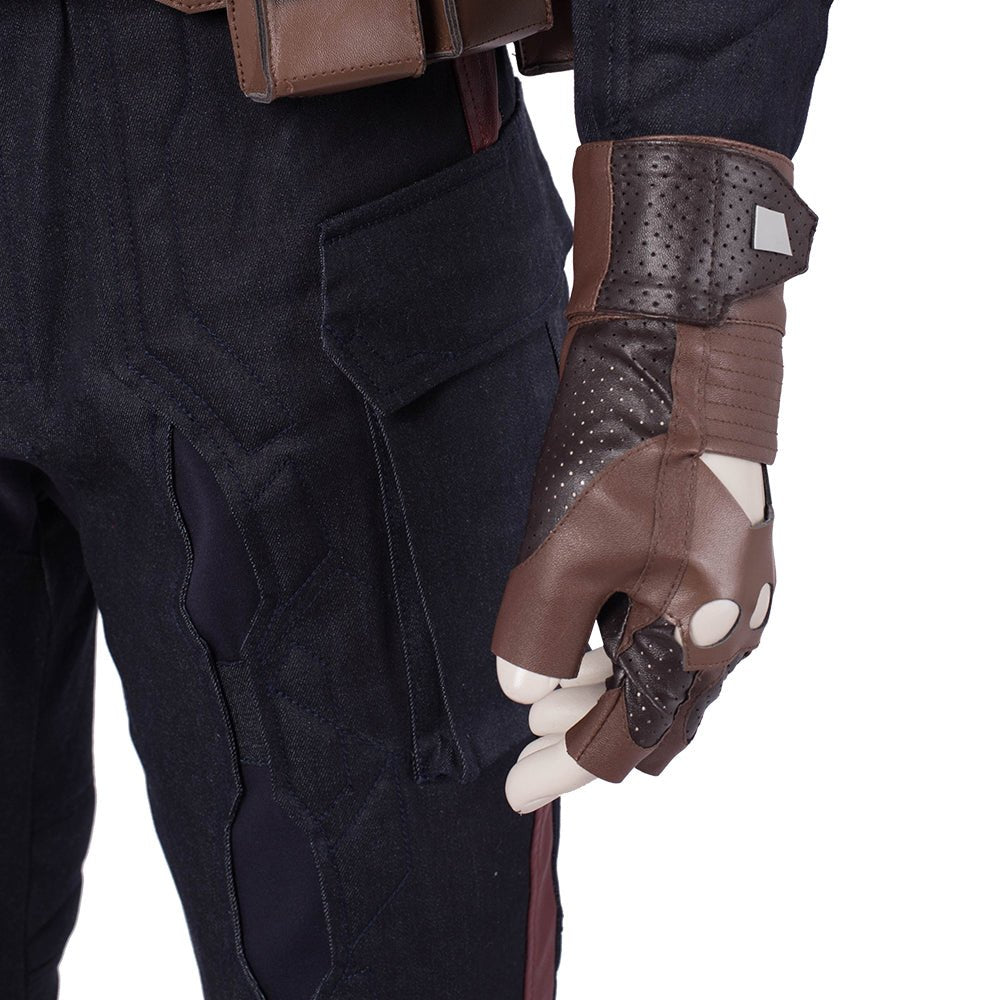 Fantasia de Cosplay do Capitão América - Avengers: Endgame - Réplica Premium do Filme - Estrela Cosplay
