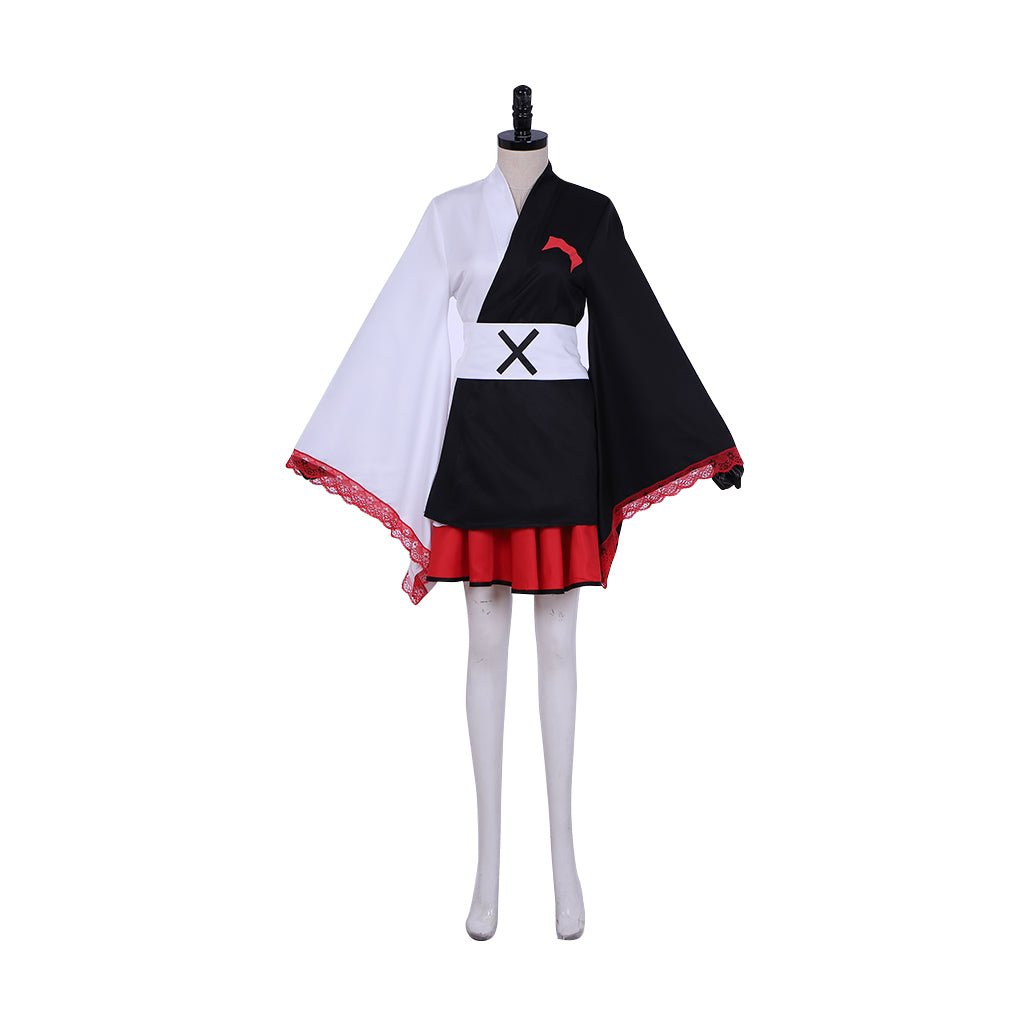 Fantasia de Cosplay Danganronpa Monokuma – Avental Kimono Vestido Feminino para Eventos - Estrela Cosplay